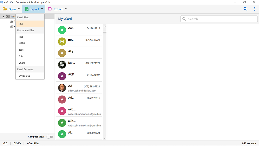 export Lotus Notes contacts to Outlook PST.